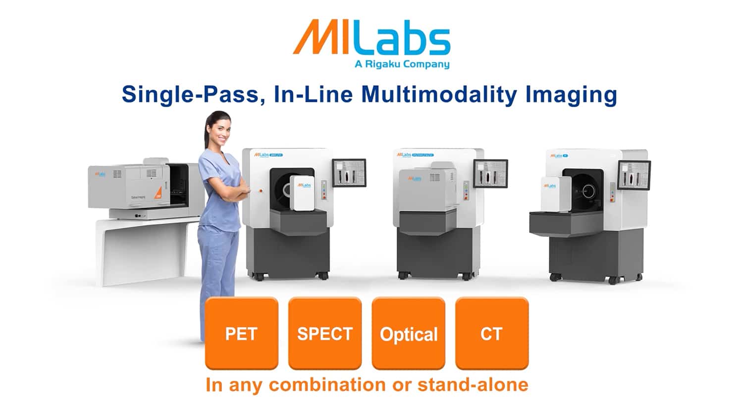 Multimodal imaging systems from MILabs