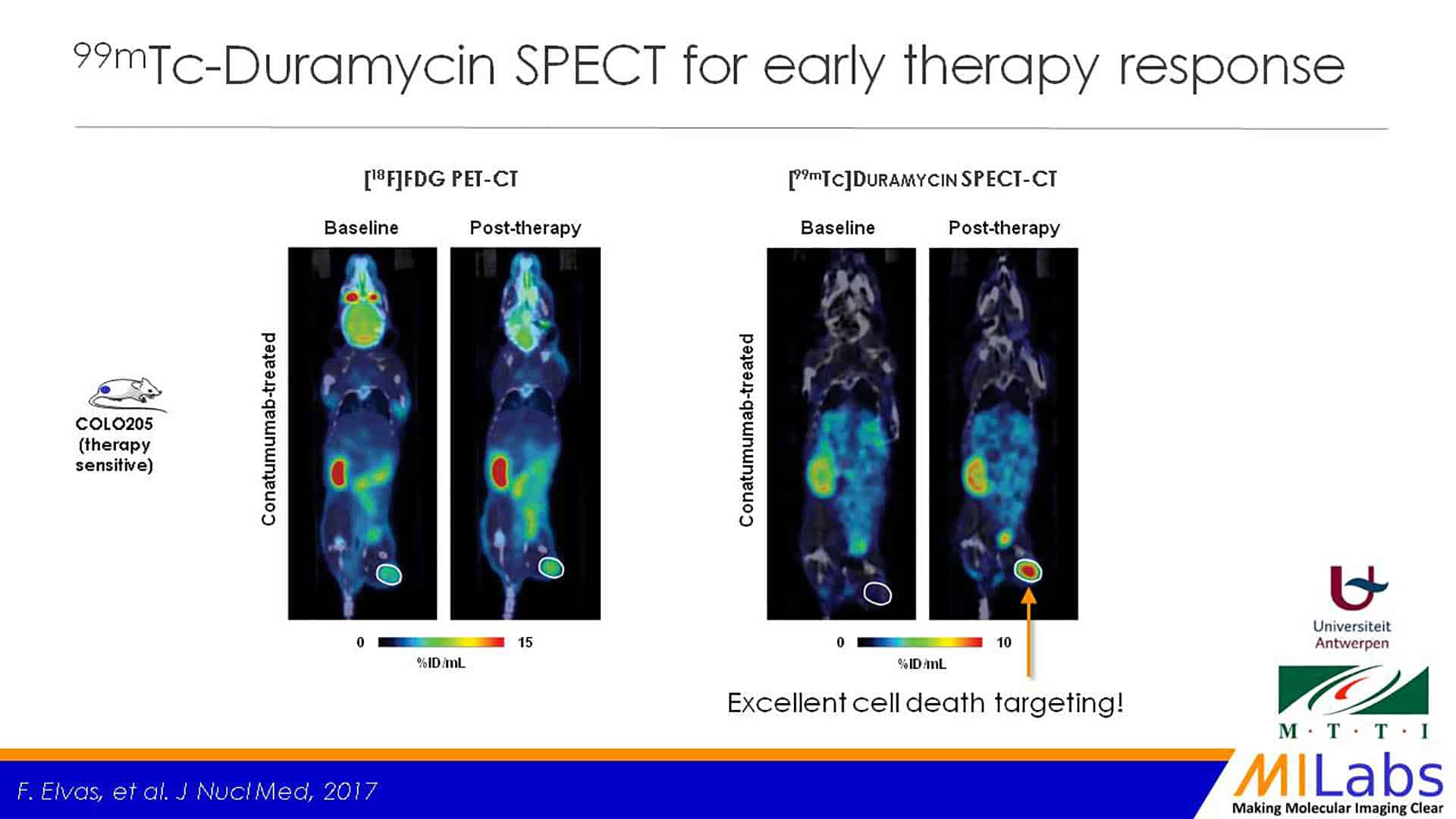 preclinical SPECT imaging of duramycin for early therapy response